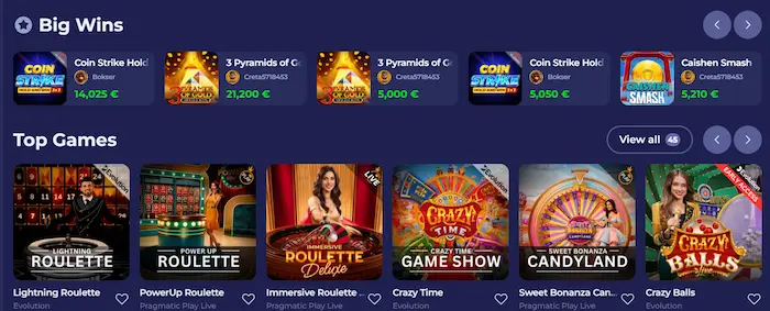Bruno Casino NL live