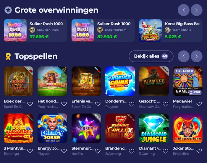 Bruno Casino NL spellen